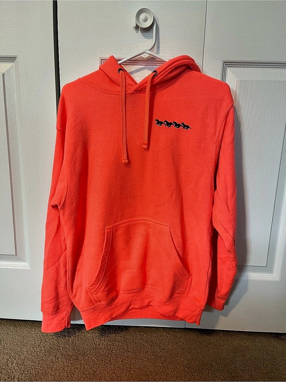 Orange horse sweatshirt